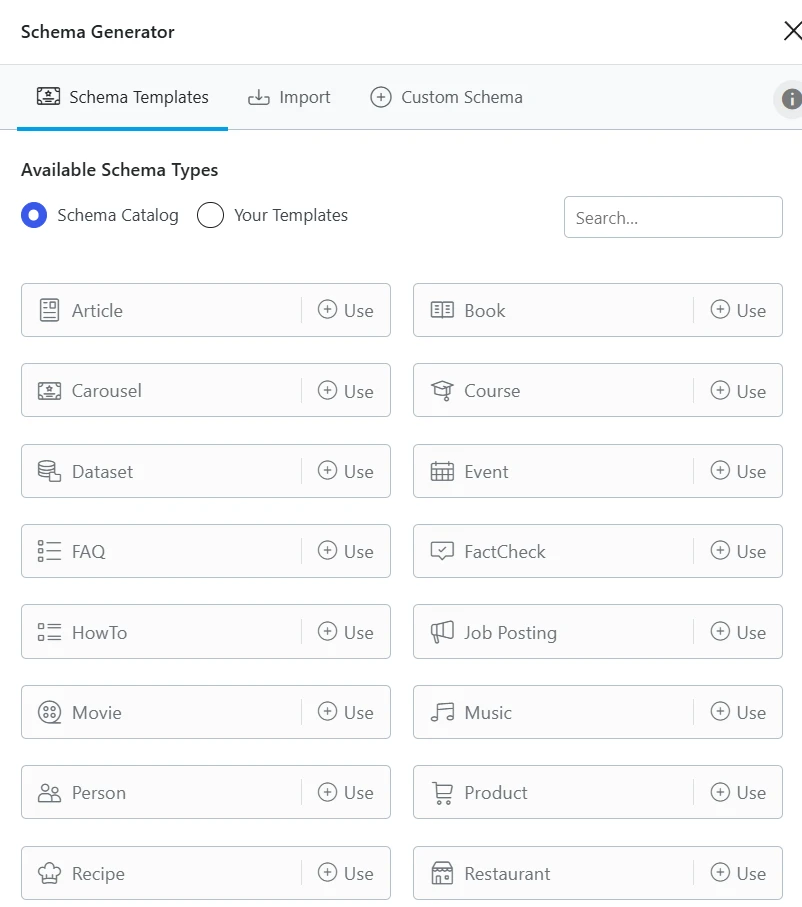 Schema (Structured Data)