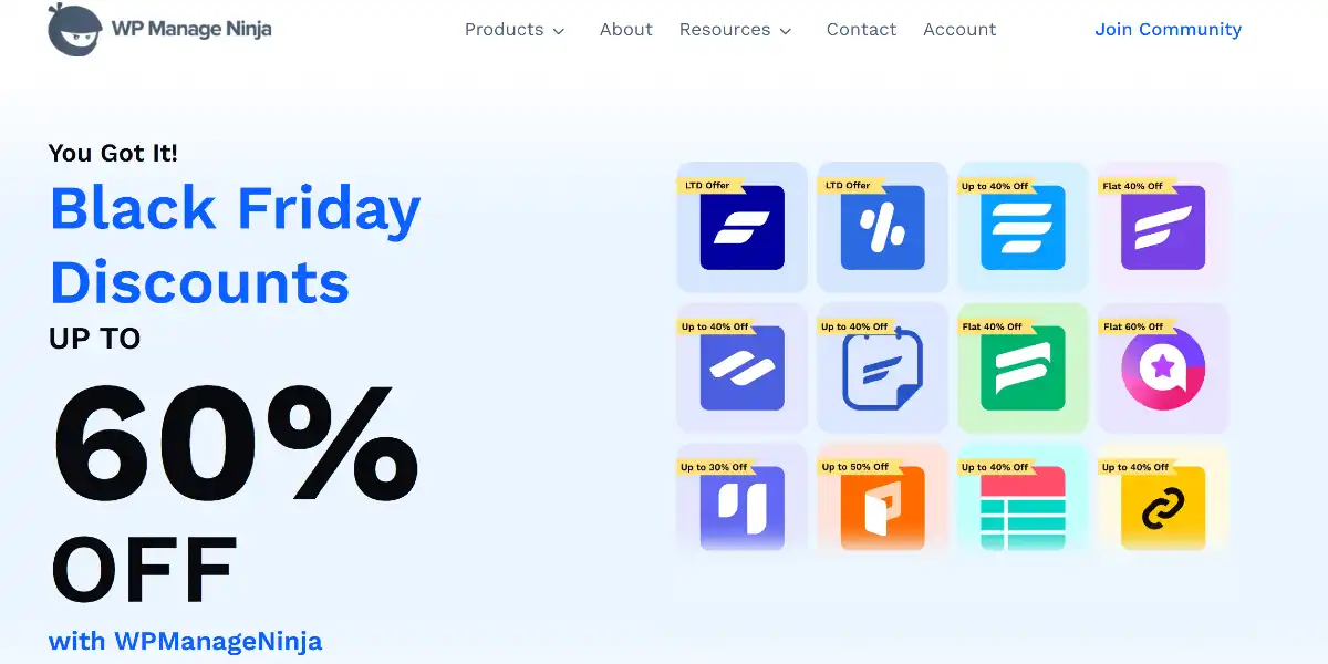 WPManageNinja BFCM25