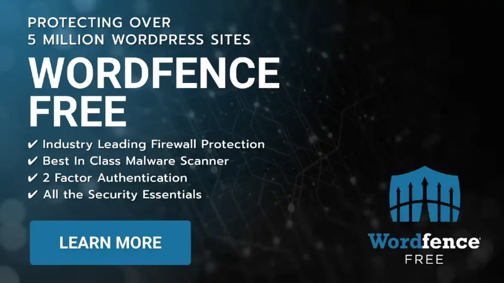 7 Best WordPress Plugins I Install on Every Website 2 Wordfence Security