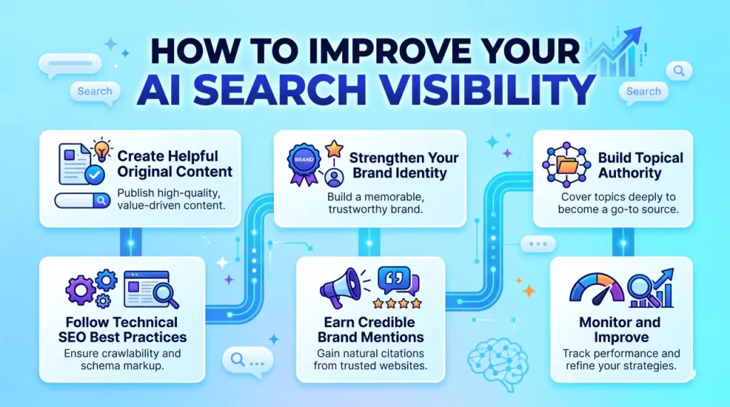 Improve AI search visibility